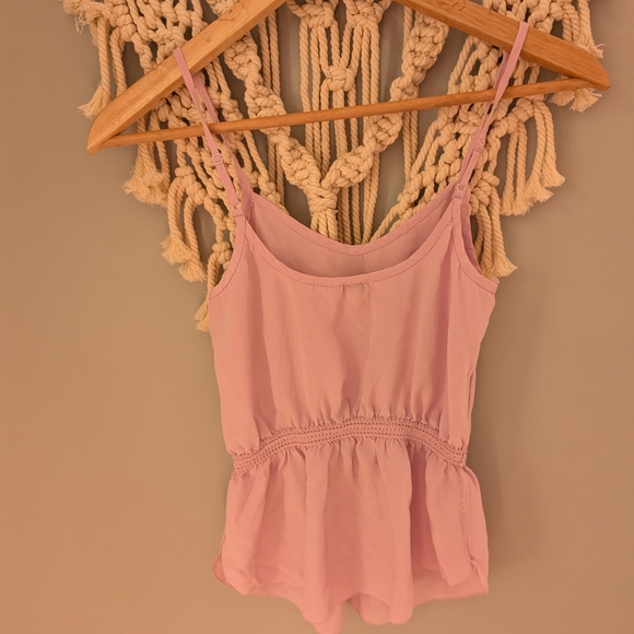 Wilfred Light Pink Peplum Top Xxs 100% Silk - Picture 2 of 4